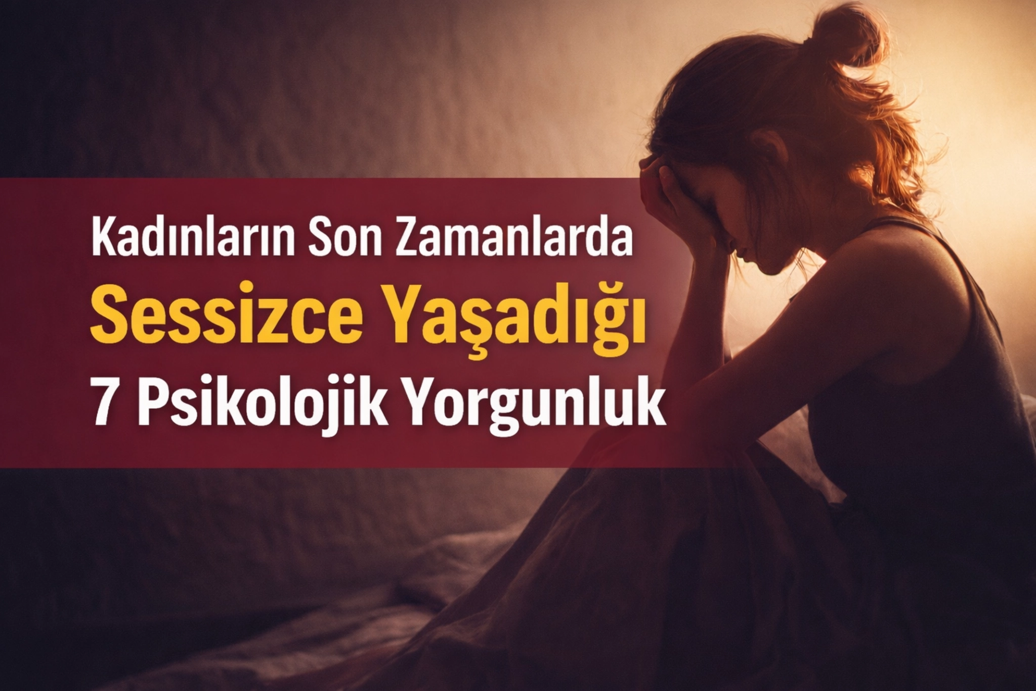 Kadınların Son Zamanlarda Sessizce Yaşadığı 7 Psikolojik Yorgunluk