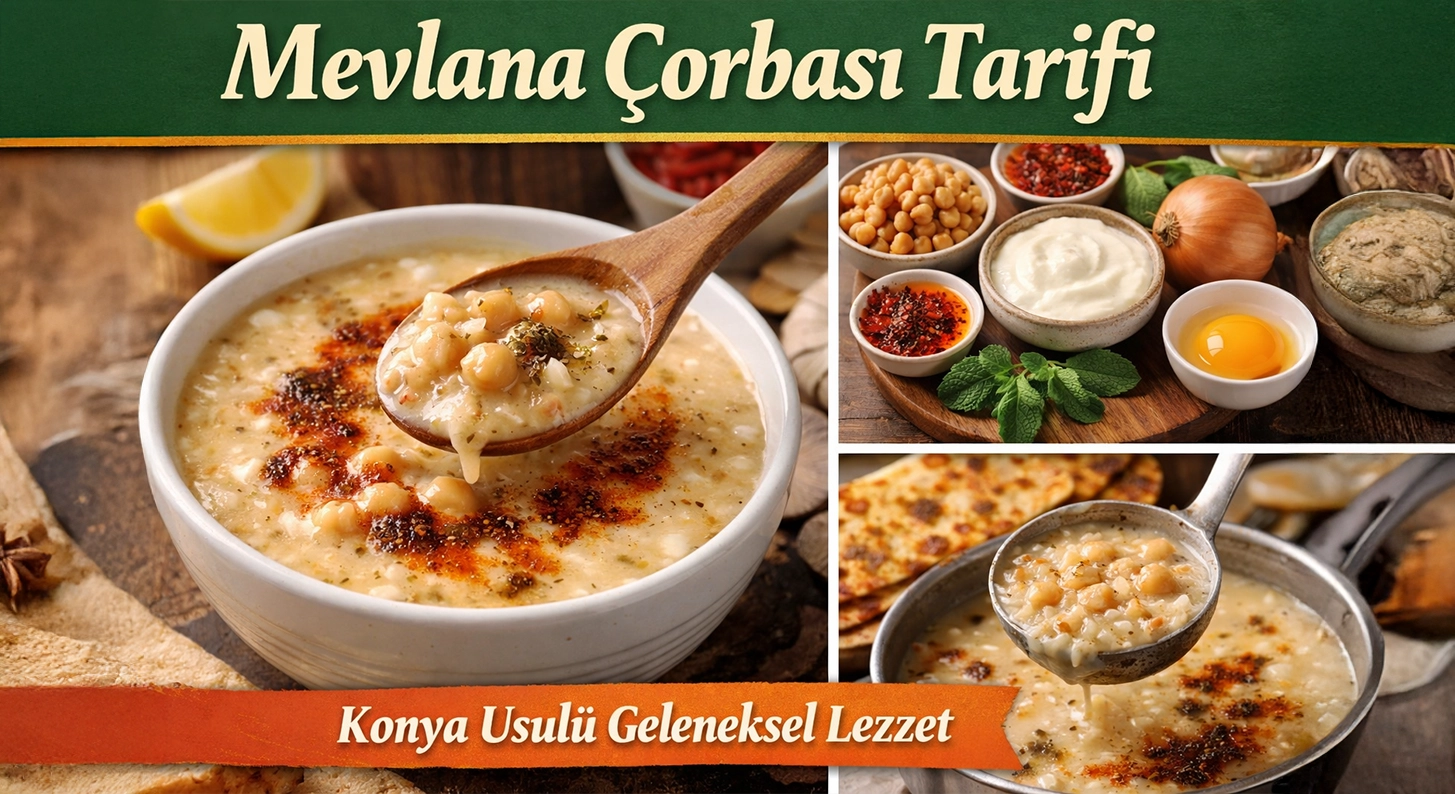 Mevlana Çorbası Tarifi | Konya Usulü Şifalı ve Lezzetli Çorba